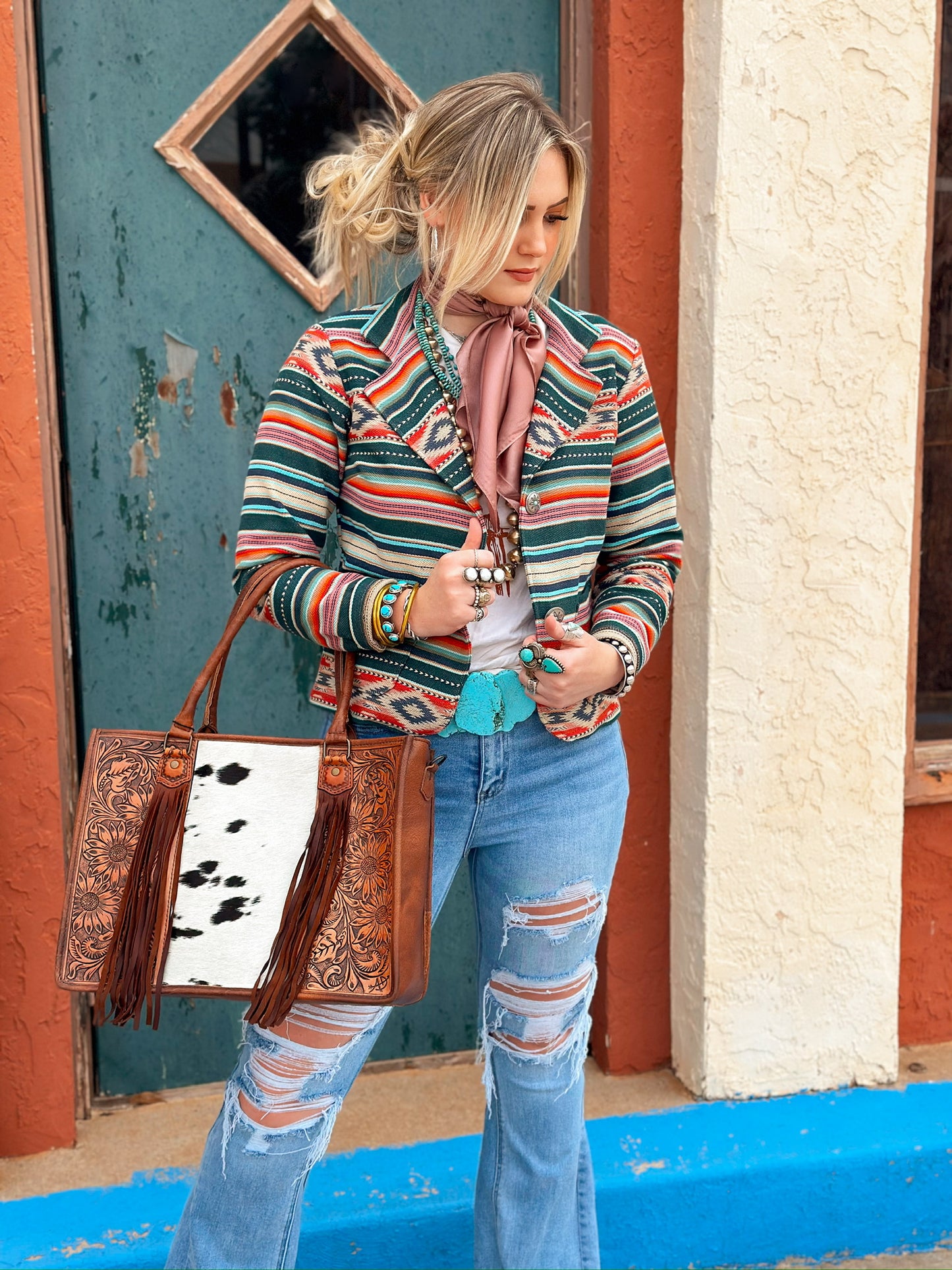 The Maria Blazer - Serape