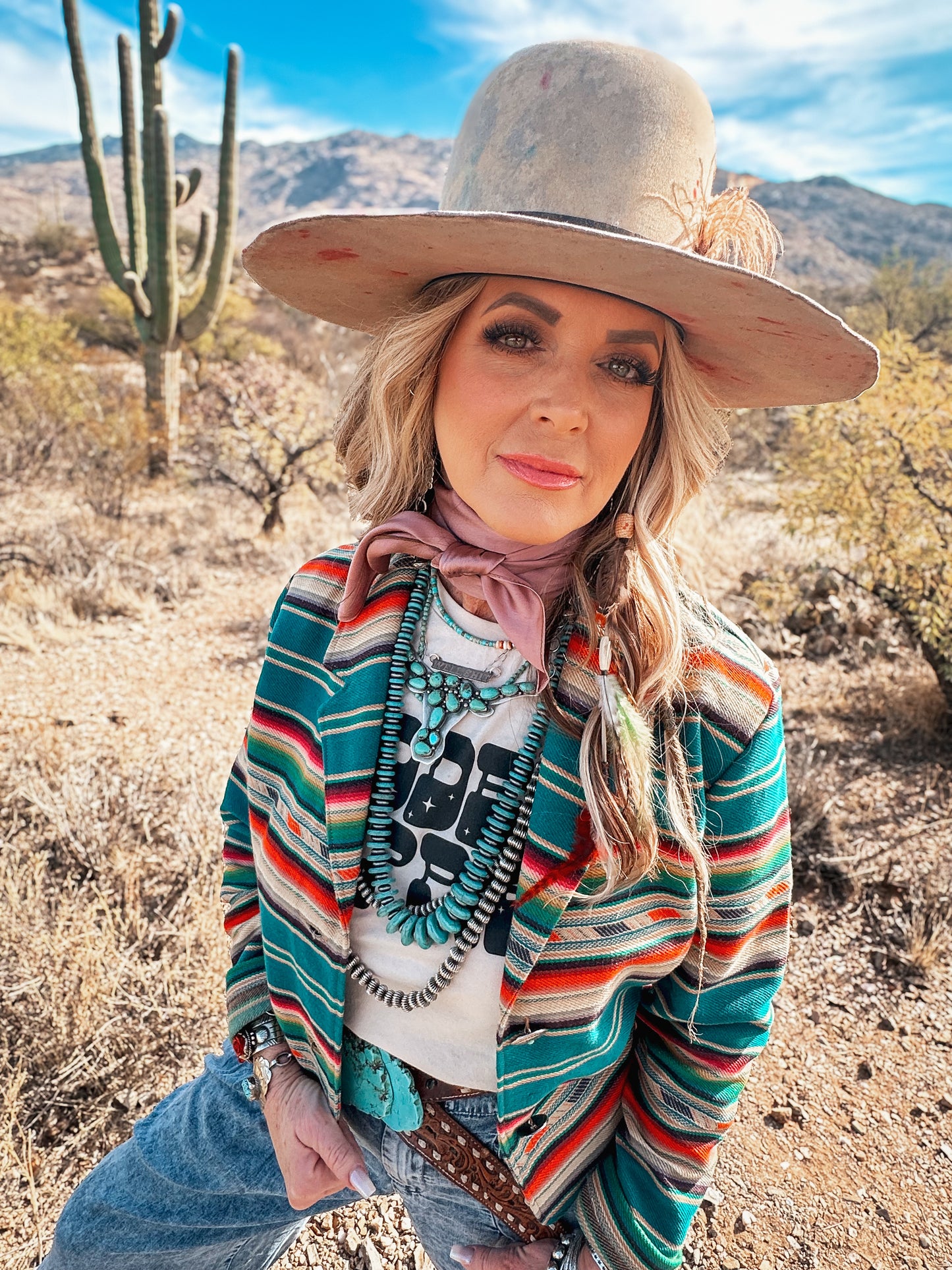 The Shyann Blazer - Serape