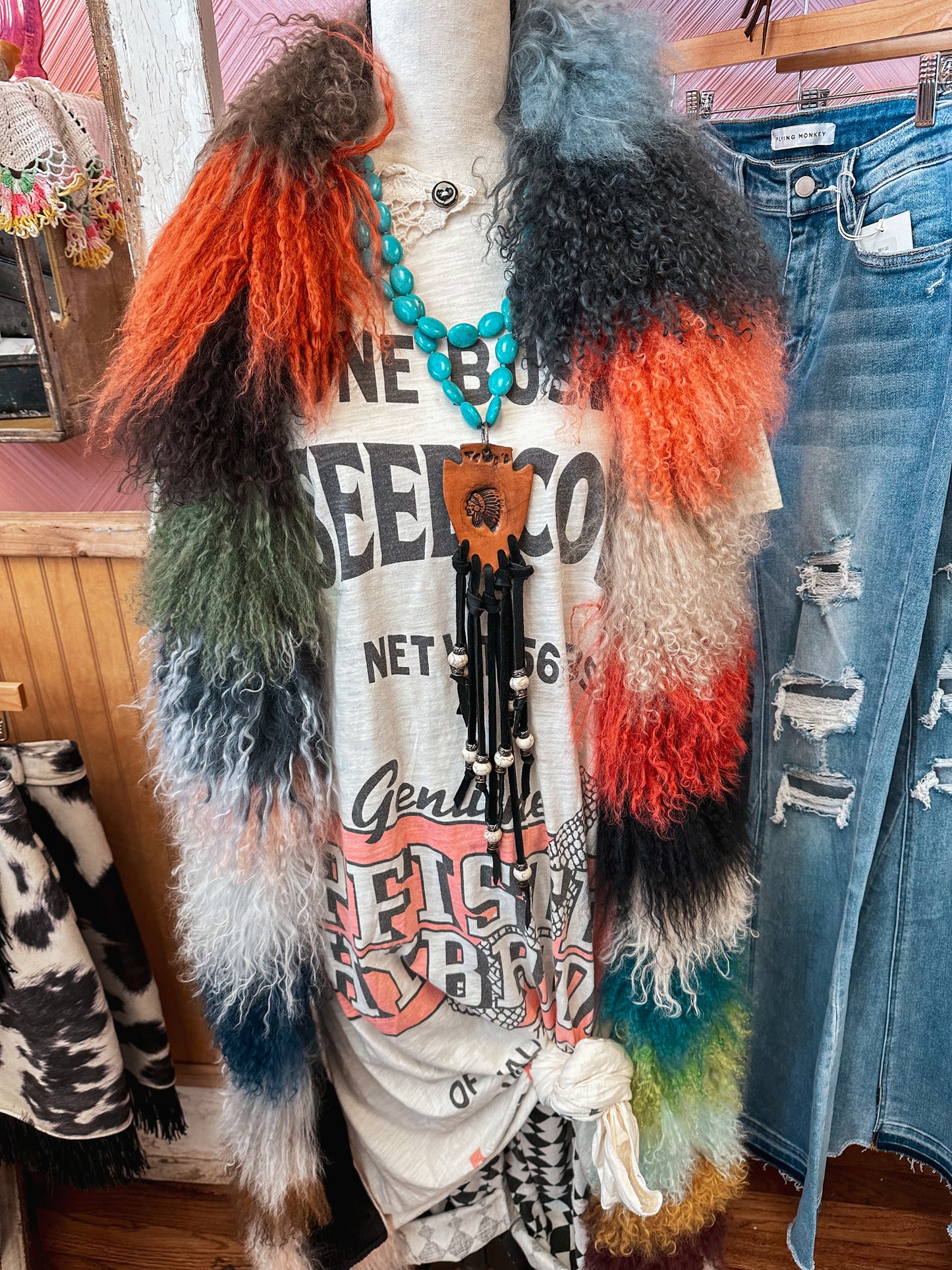Tibetan Fur Scarf