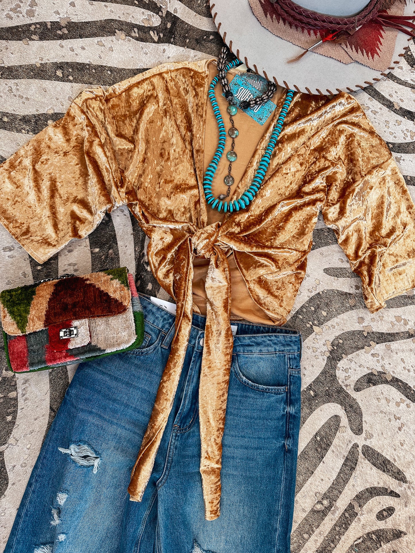 The Lory Top - Velvet