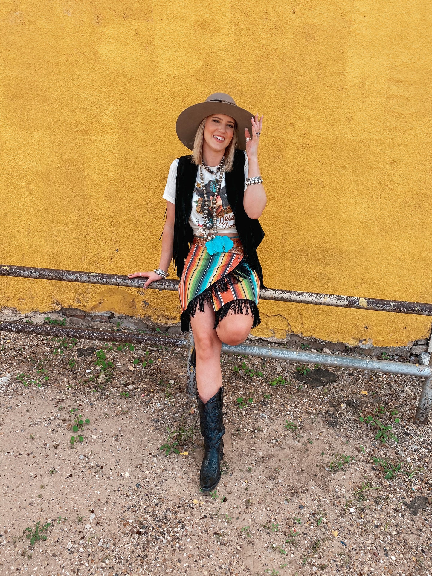 The Peyton Skirt - Serape