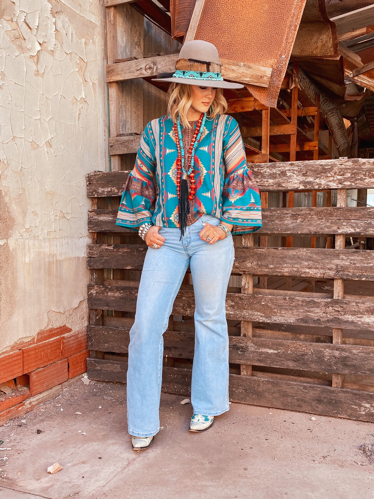 The Wendy Top- Serape