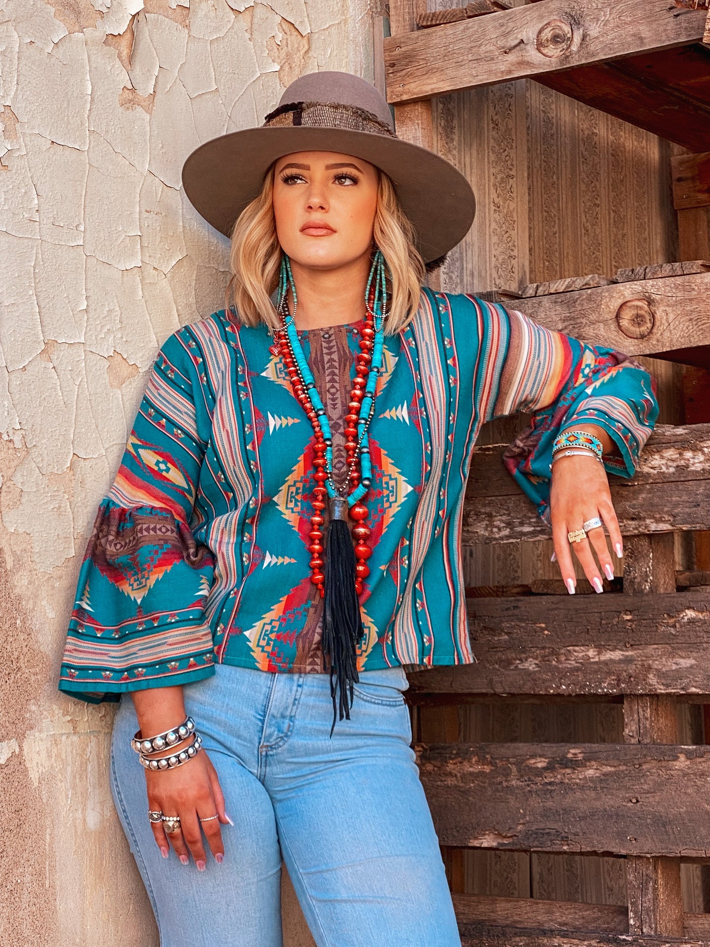 The Wendy Top- Serape