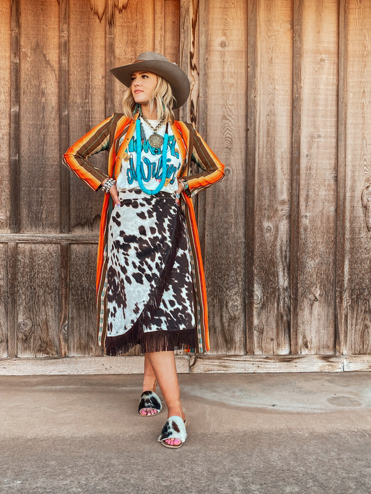 The Paulette Skirt - Animal