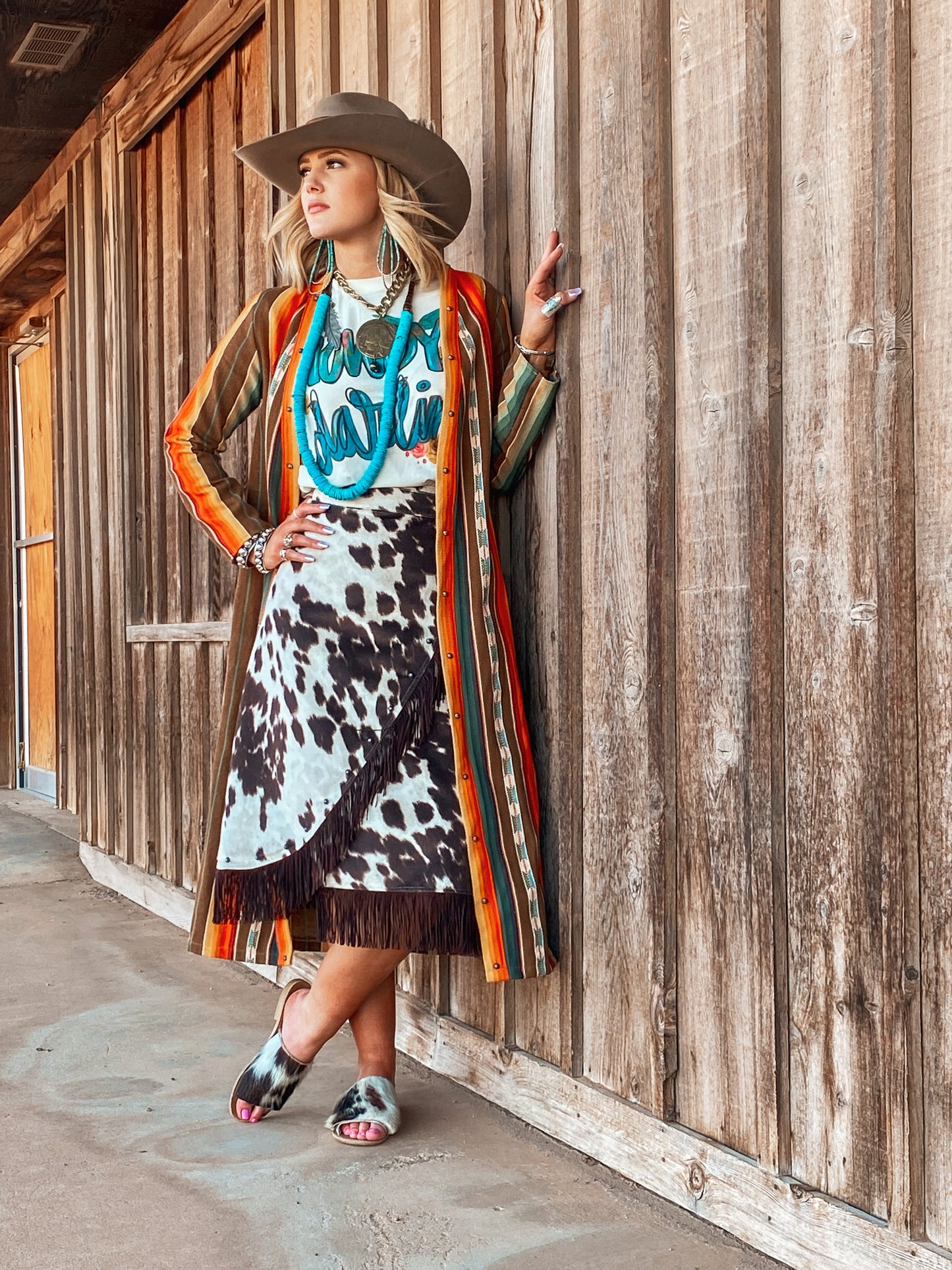 The Paulette Skirt - Animal