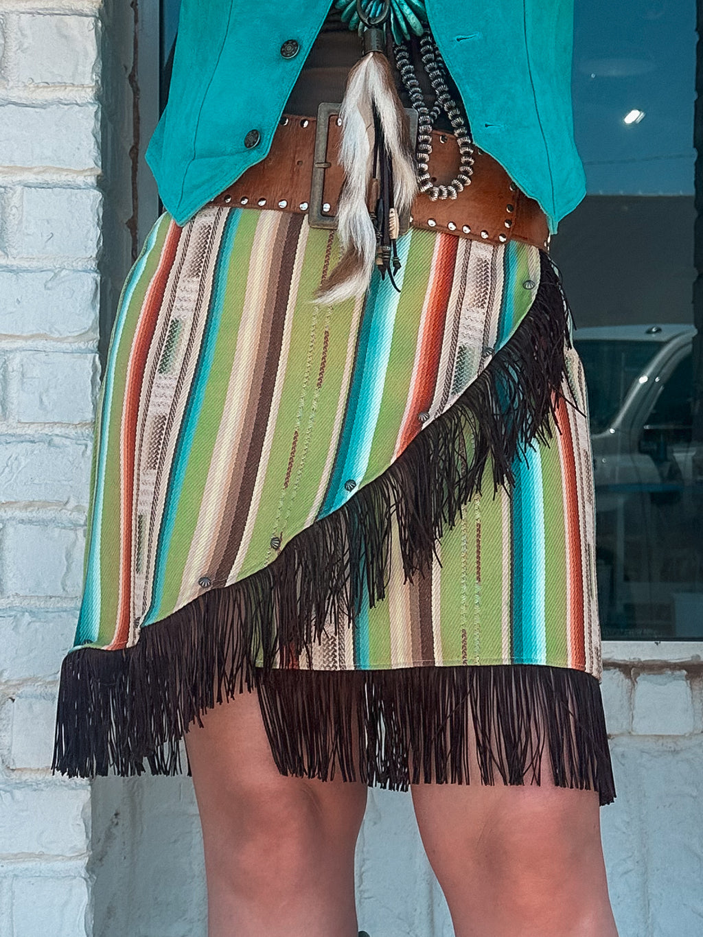 The Peyton Skirt - Serape