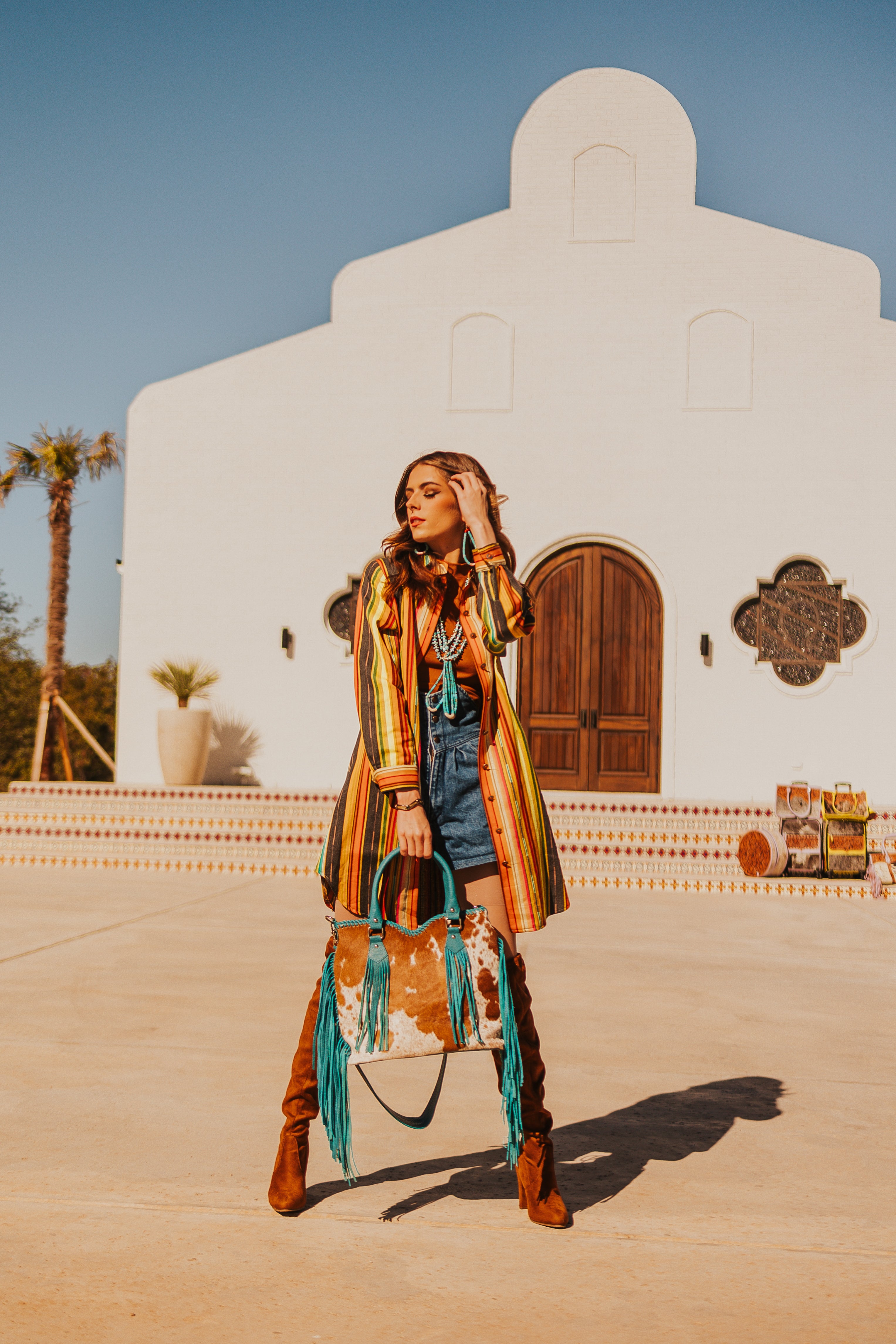 The Ana Shirt Dress - Serape
