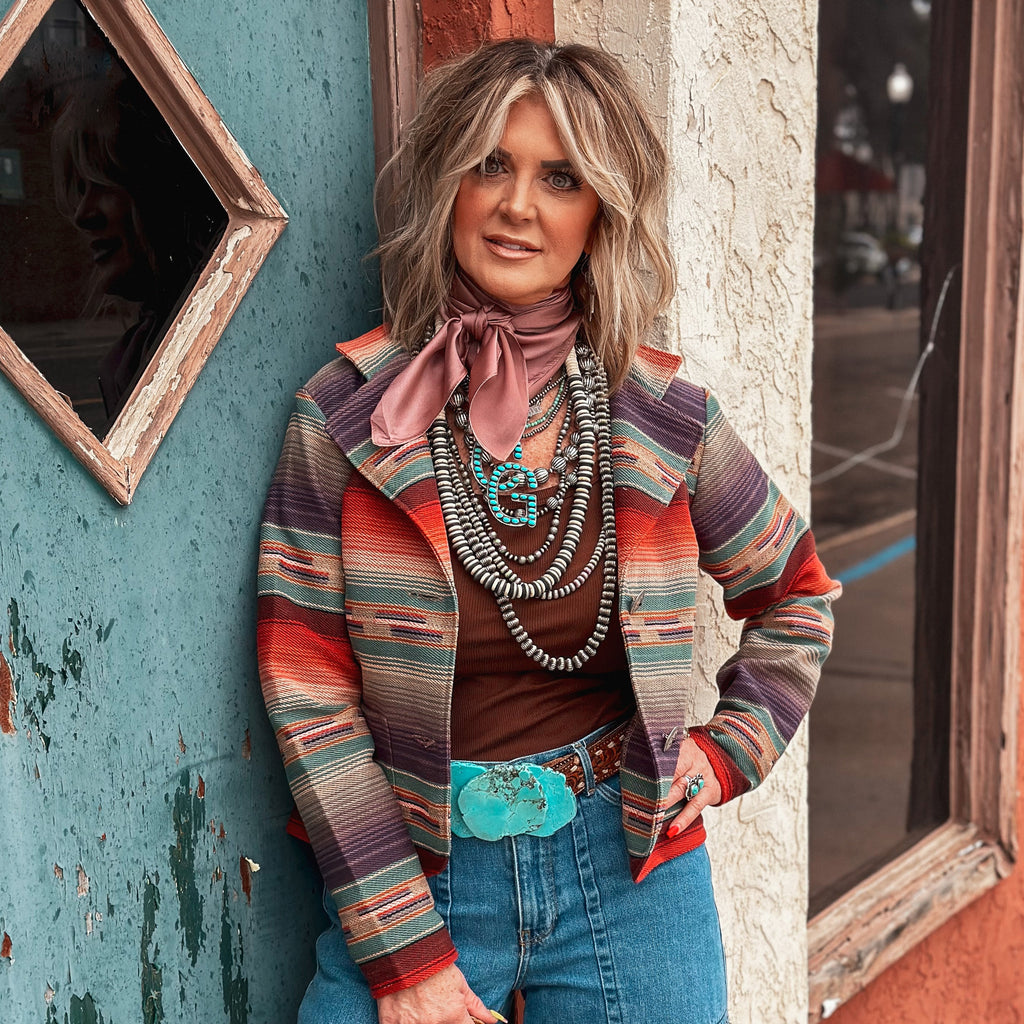 The Maria Blazer - Serape