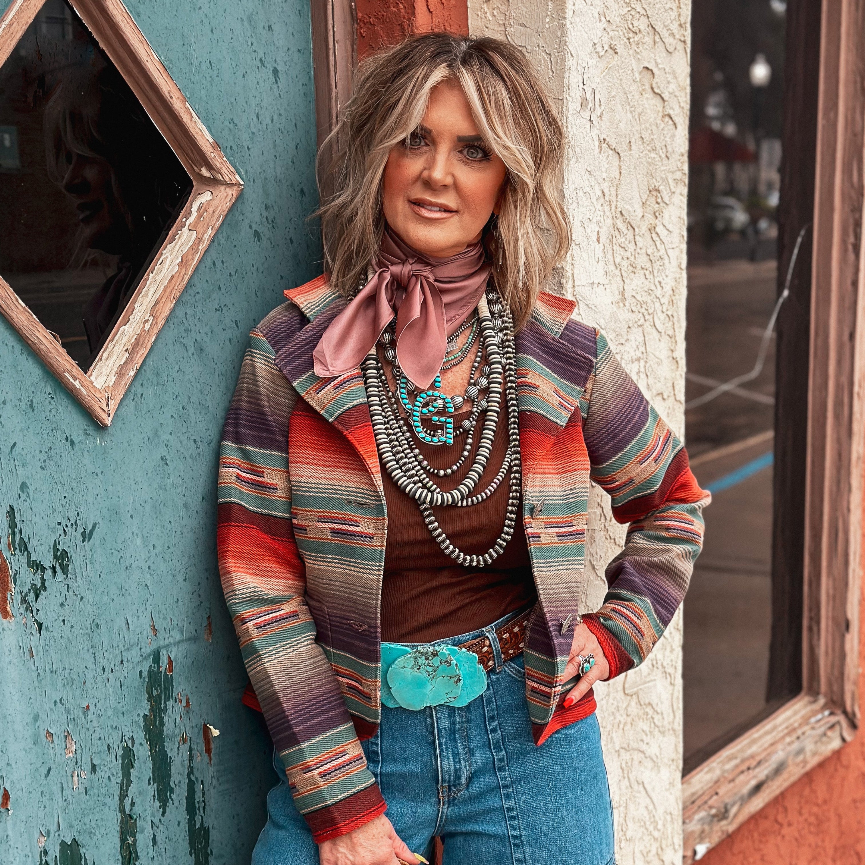 The Maria Blazer - Serape