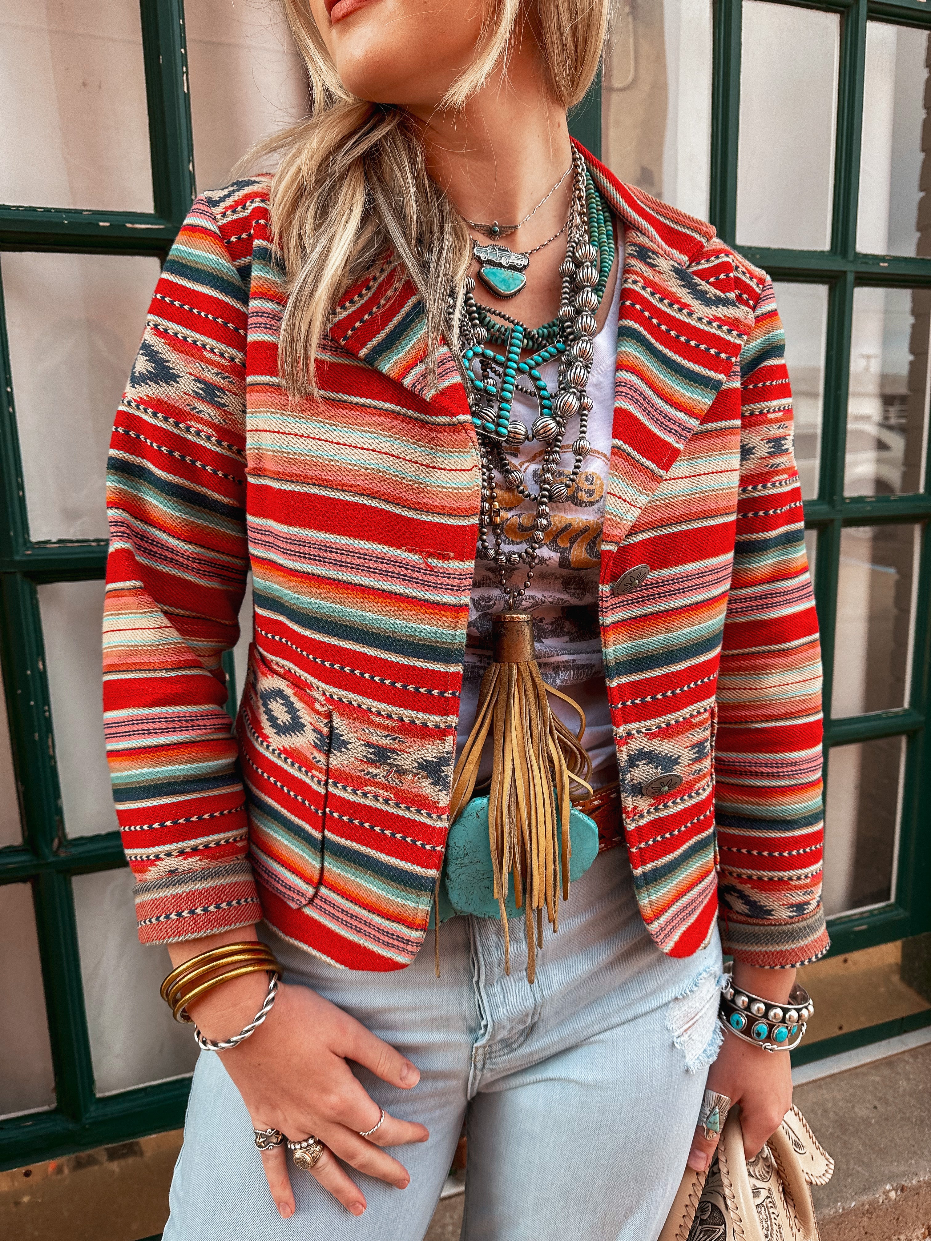 Silverado sale serape blazer