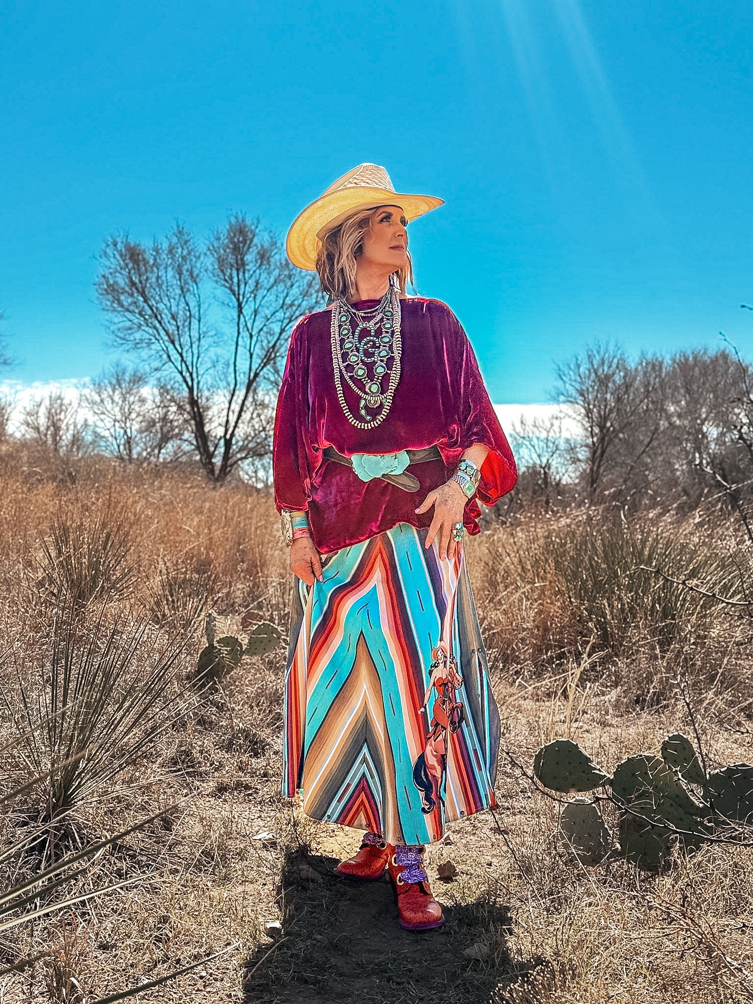 The Chelsea Skirt - Colorado Crystal Cowgirl