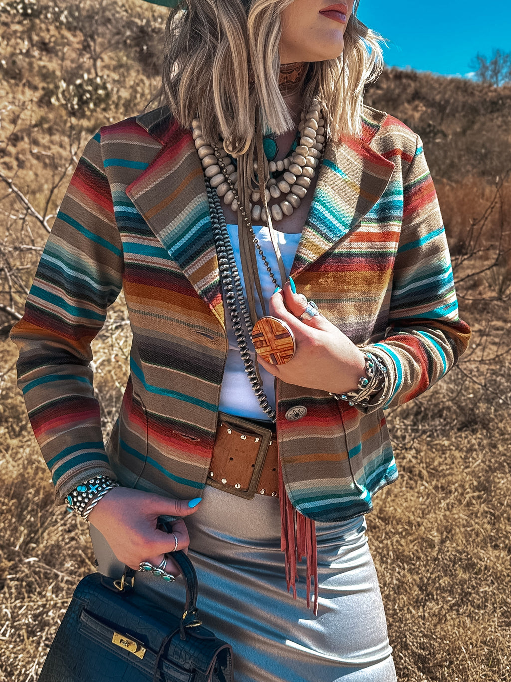 The Maria Blazer - Serape