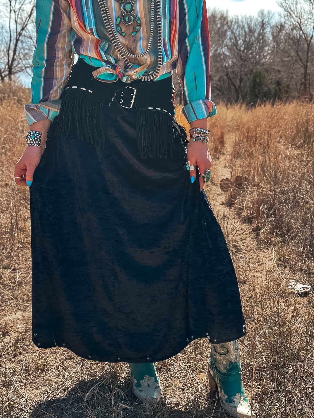 The Blaze Skirt - Velvets