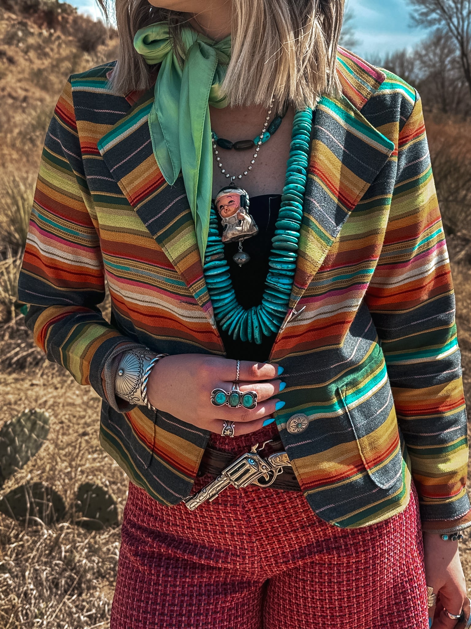 The Maria Blazer - Serape