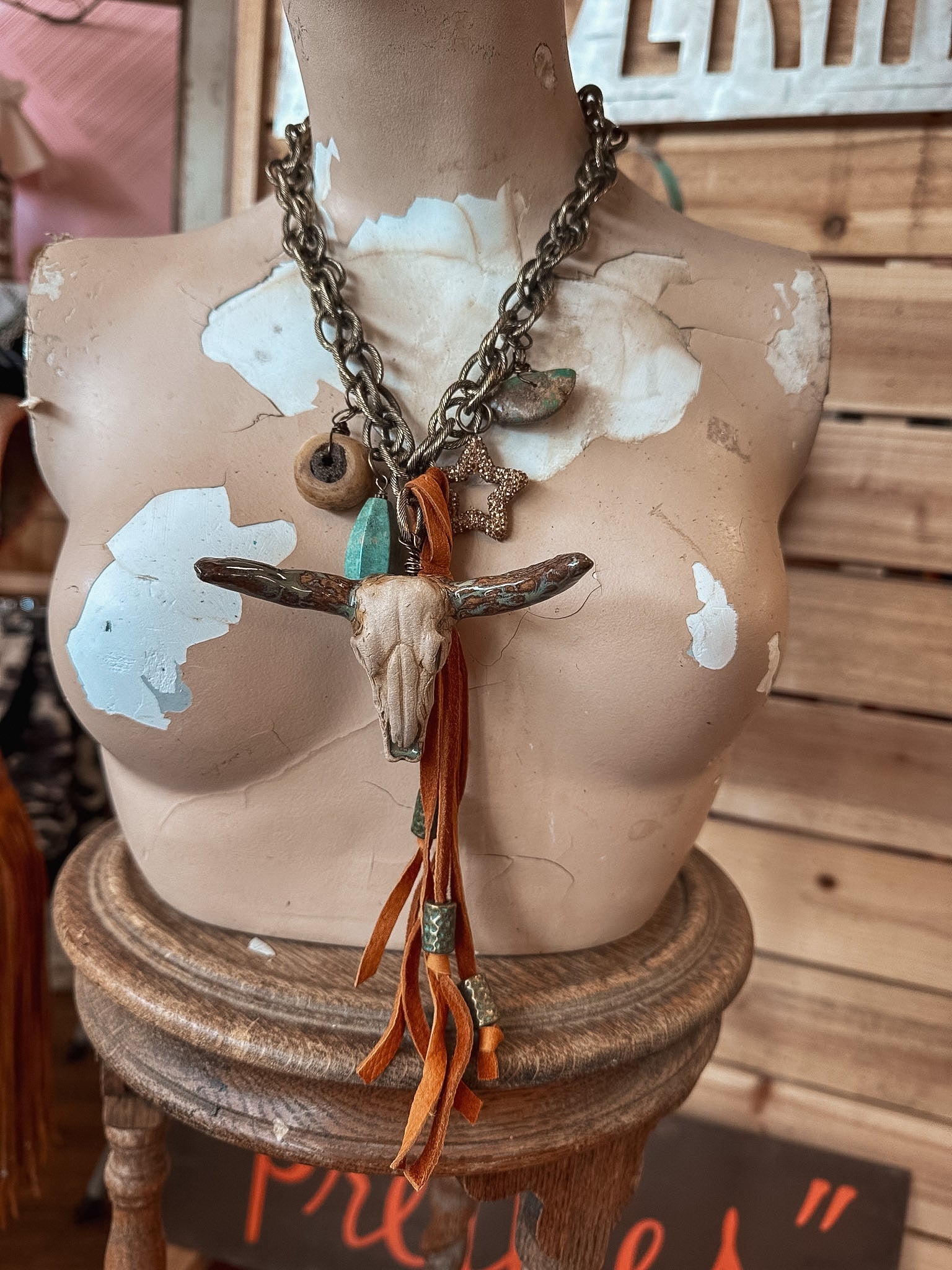 Bull Butter Necklace