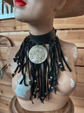 Indian Head Nickel Choker - Black
