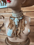 By the Horns Choker - Beige