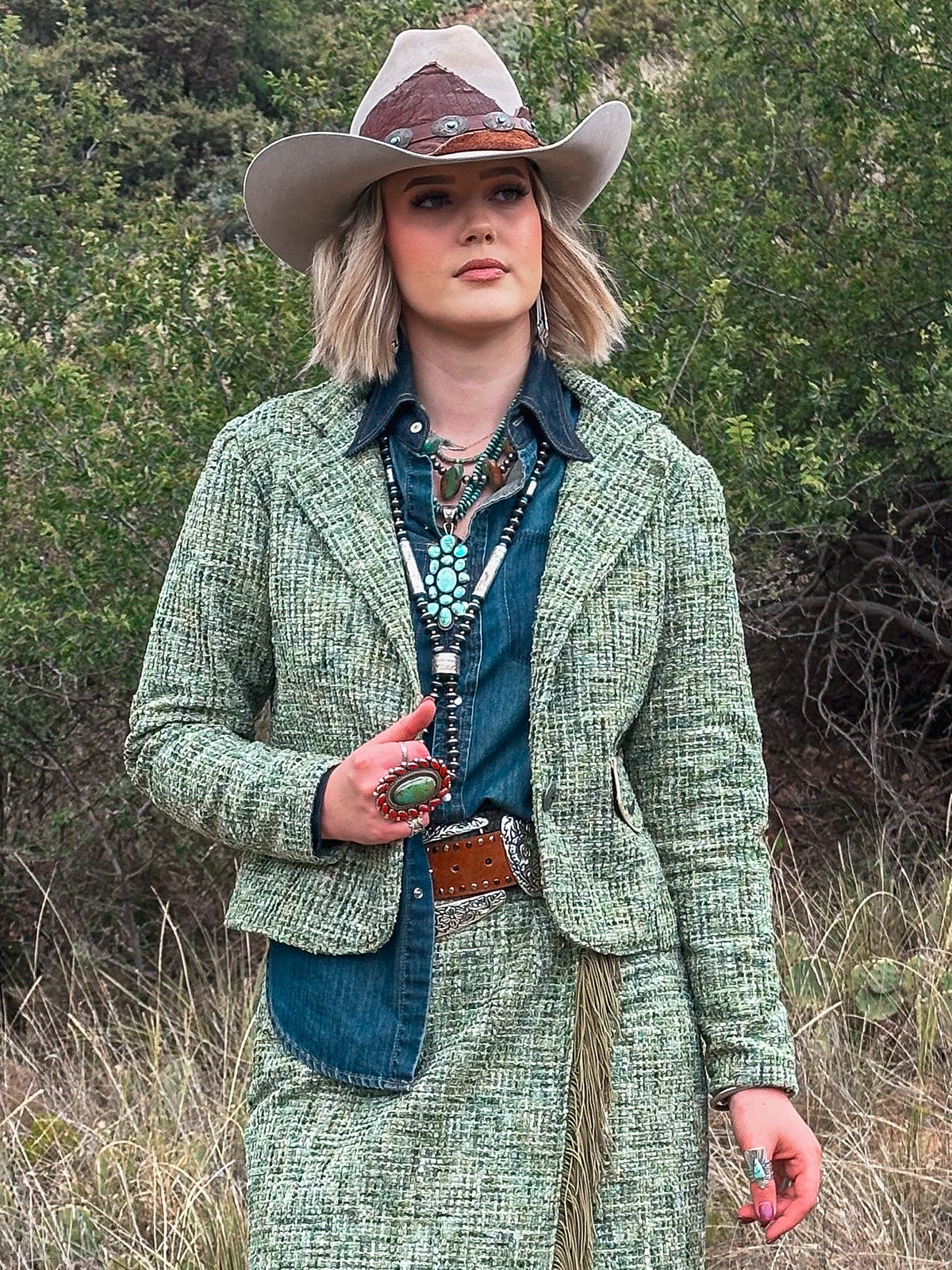 The Jessie Blazer - Leaf