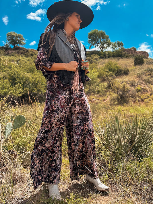 The Tania Trousers - Velvet