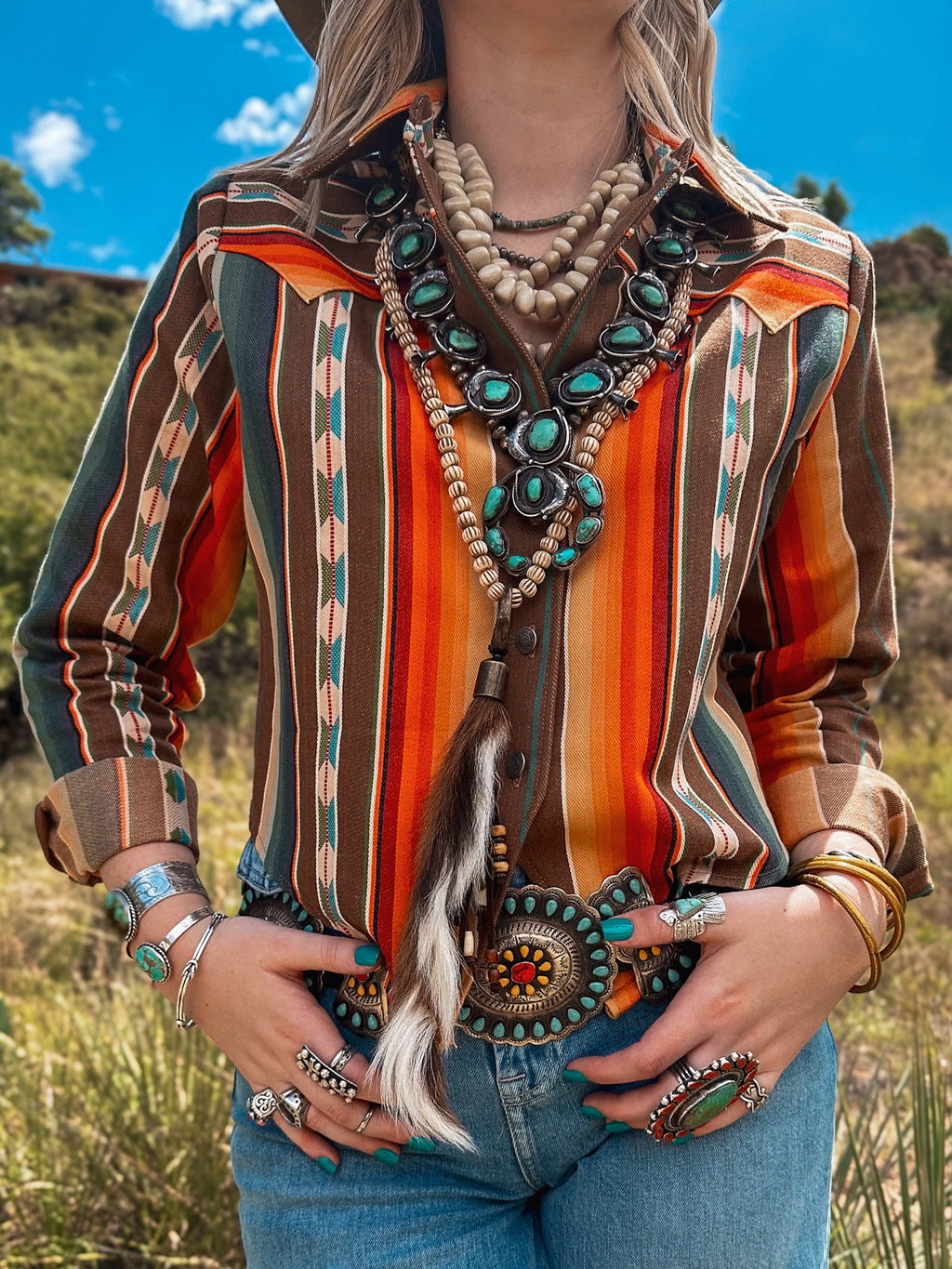The Kacey Top - Serape