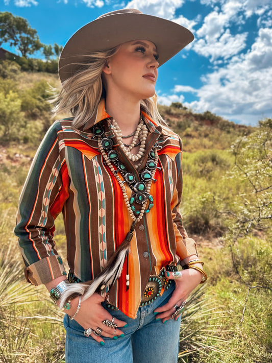 The Kacey Top - Serape