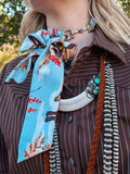 Twilly w/ Horse Bit Scarf Slide