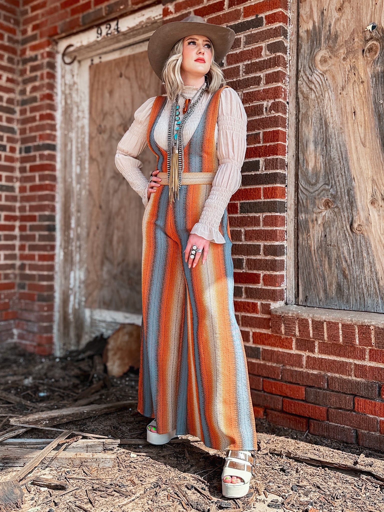 The Aimee Jumpsuit - Serape
