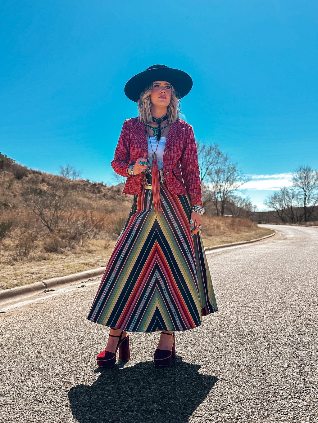 The Chelsea Skirt - Serape