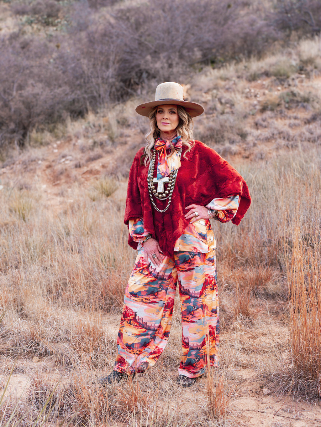 The Riley Poncho - Fur