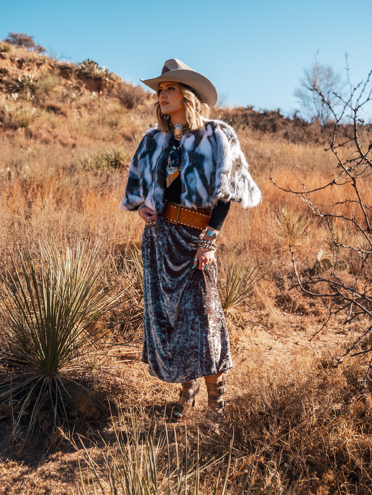 The Blaze Skirt - Velvets