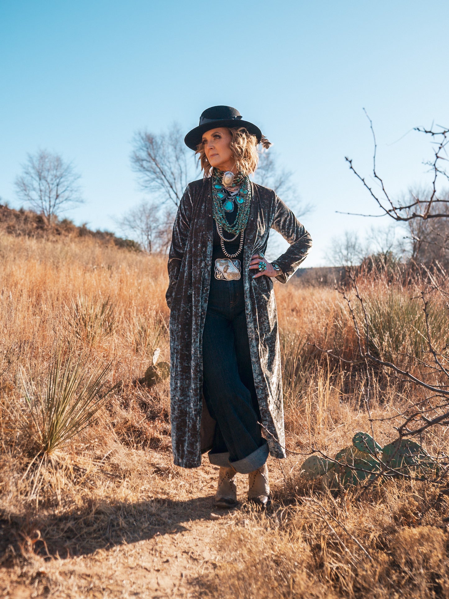 The Ashley Duster - Velvet