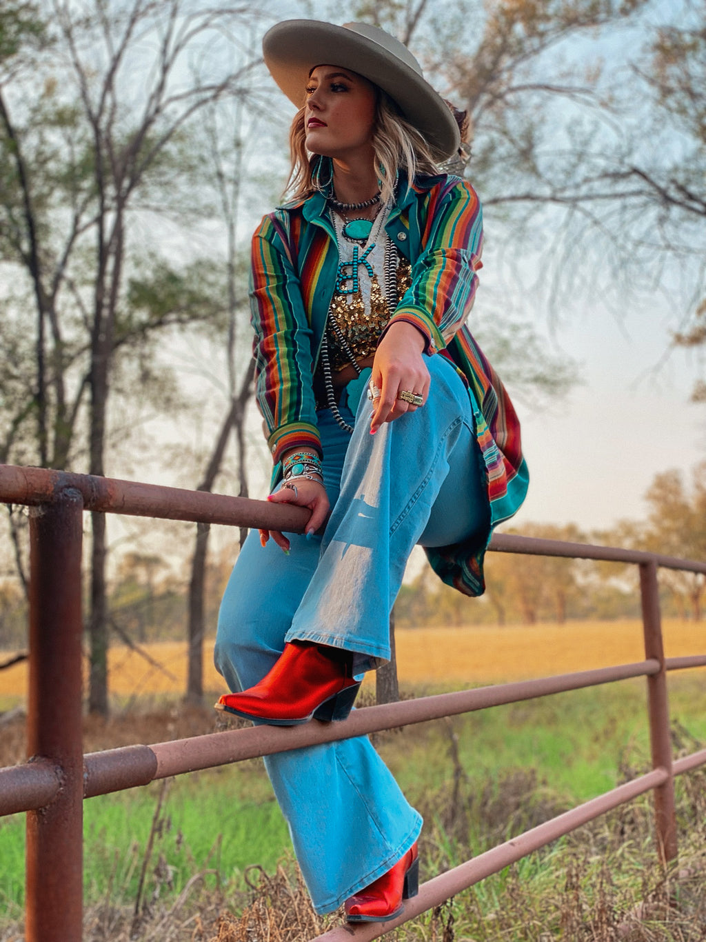 The Ana Shirt Dress - Serape