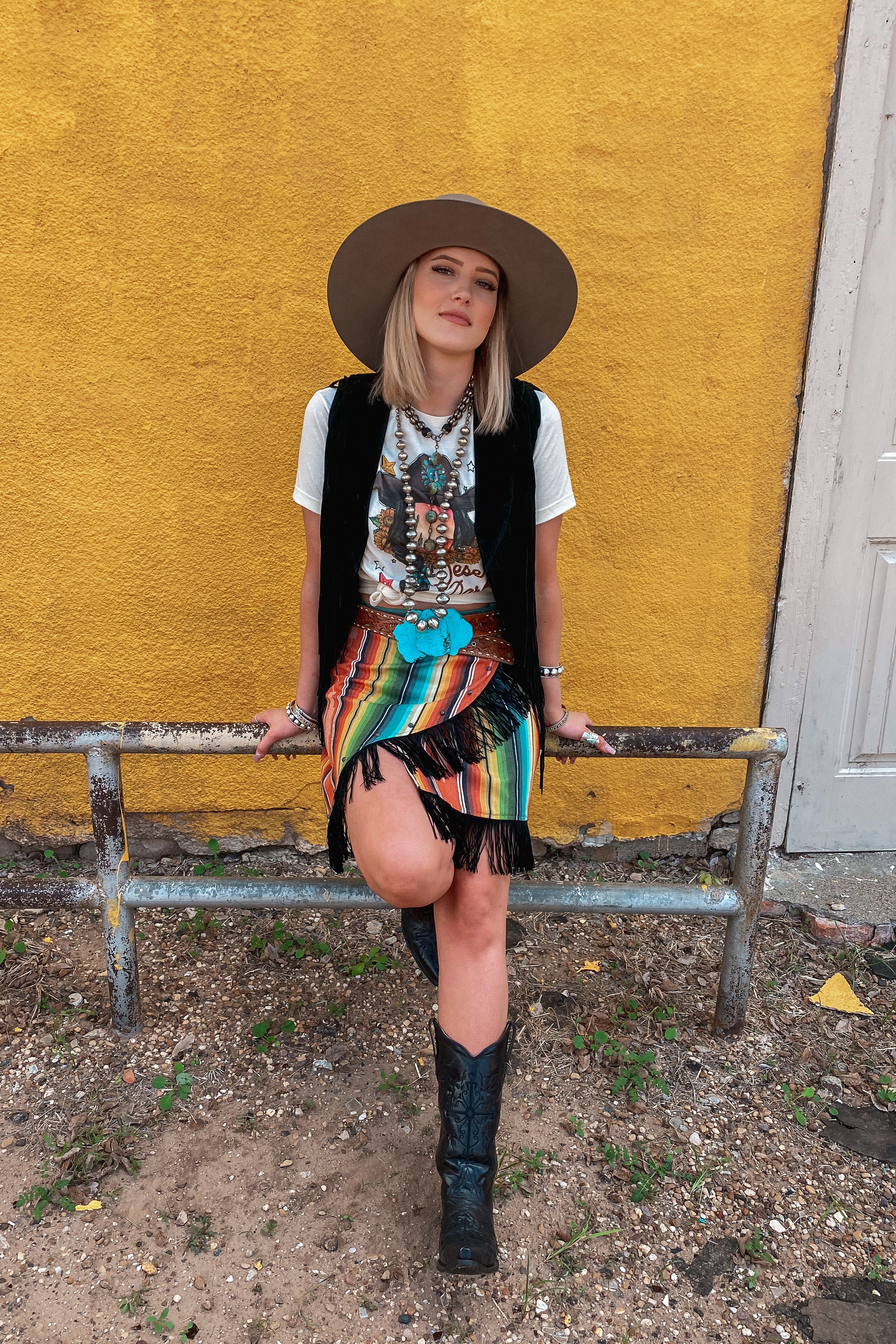 The Peyton Skirt - Serape