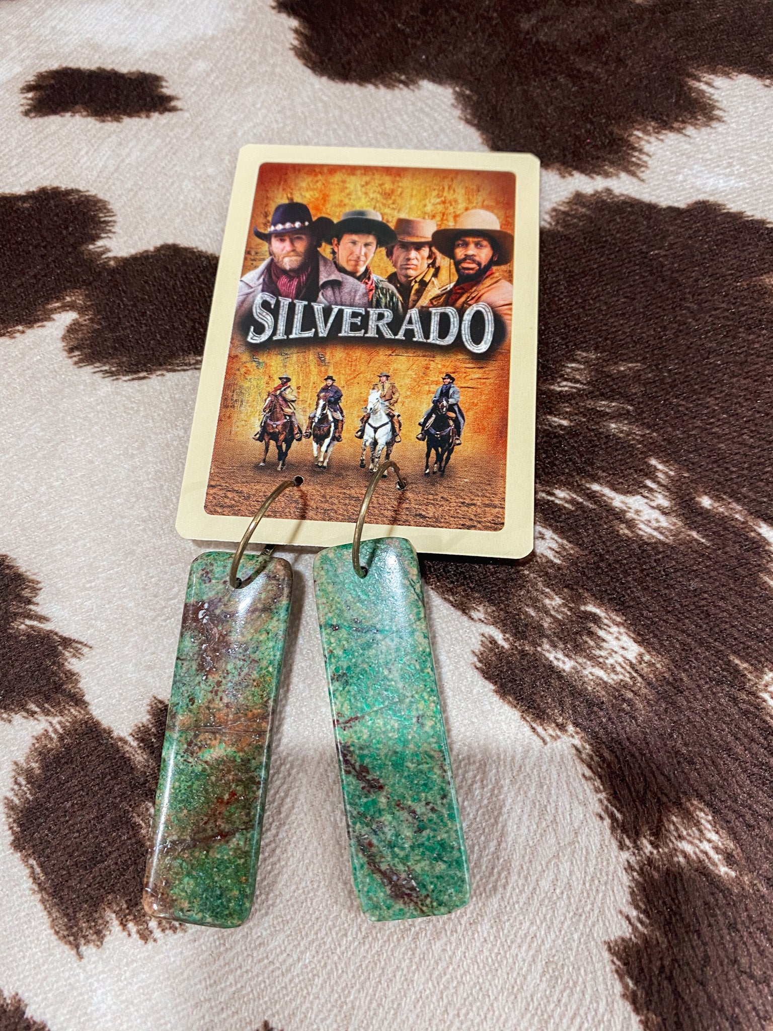 Green Slate Earrings